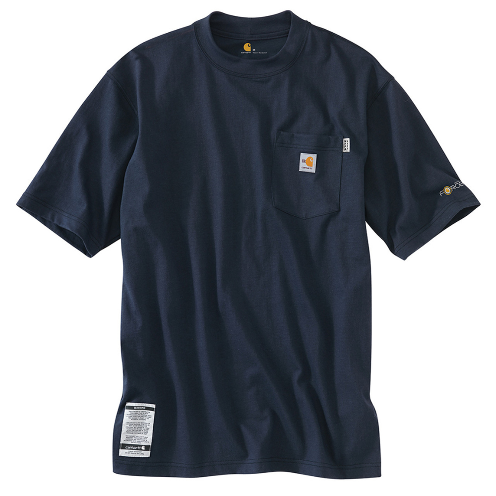 Carhartt 8.9 cal/cm² Men's Flame Resistant Force Cotton Short Sleeve T-Shirt from Columbia Safety